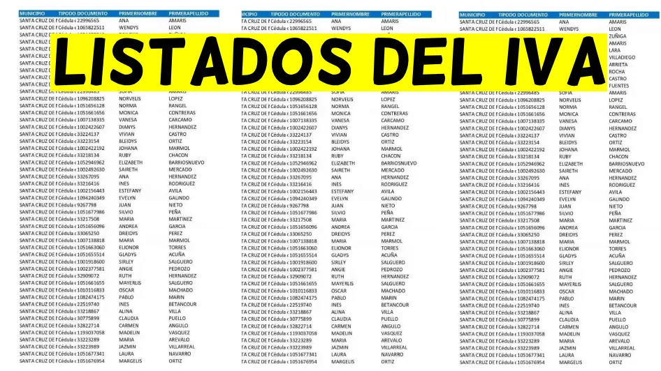 LISTADOS IVA 2024 IDEALUO.COM