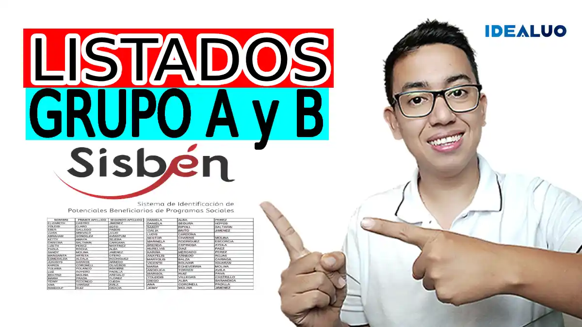 Listados de beneficiarios grupos A y B del Sisbén
