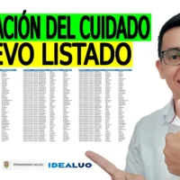 Listado de valoración del cuidado