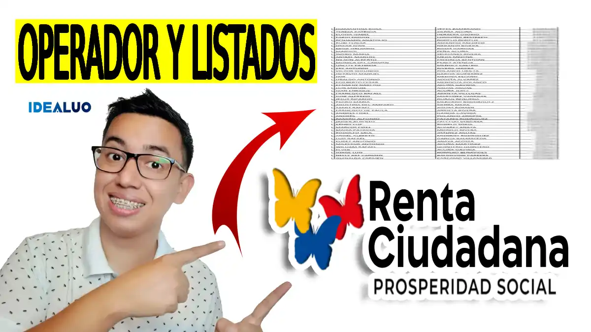 Confirman operador y listado