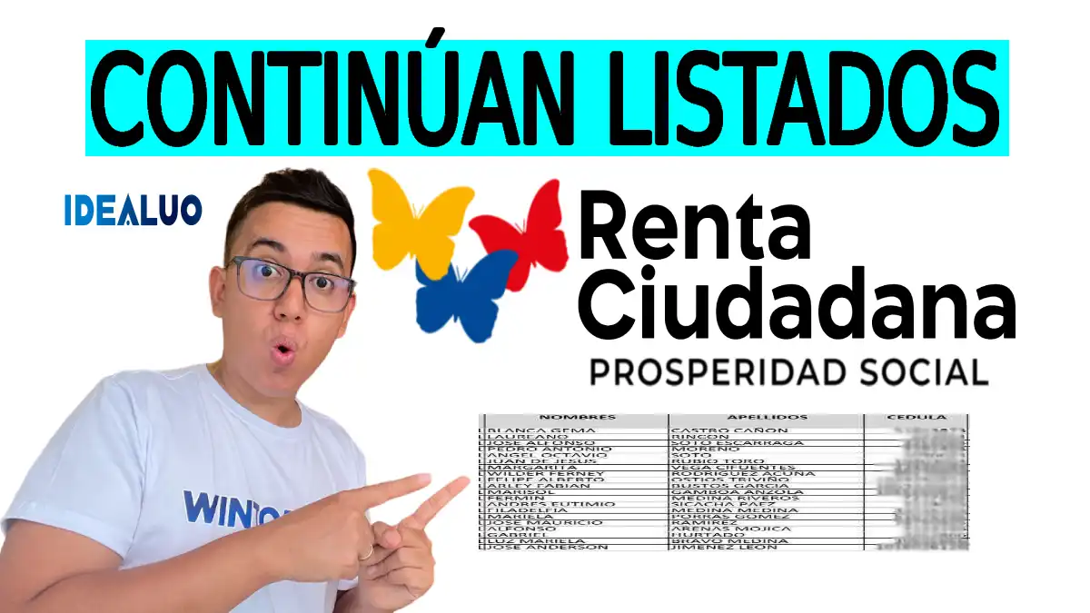 Continúan listados para mayo