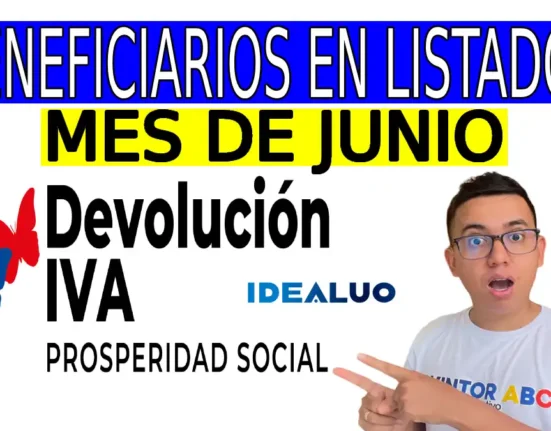beneficiarios en listados para junio