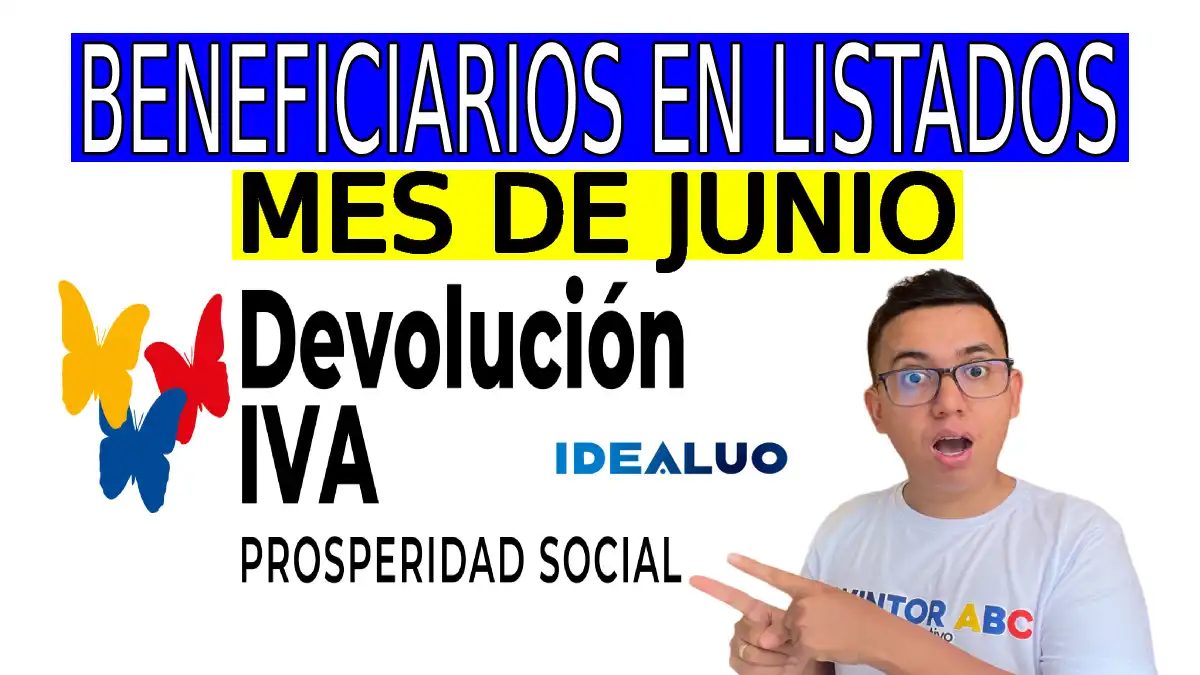 beneficiarios en listados para junio