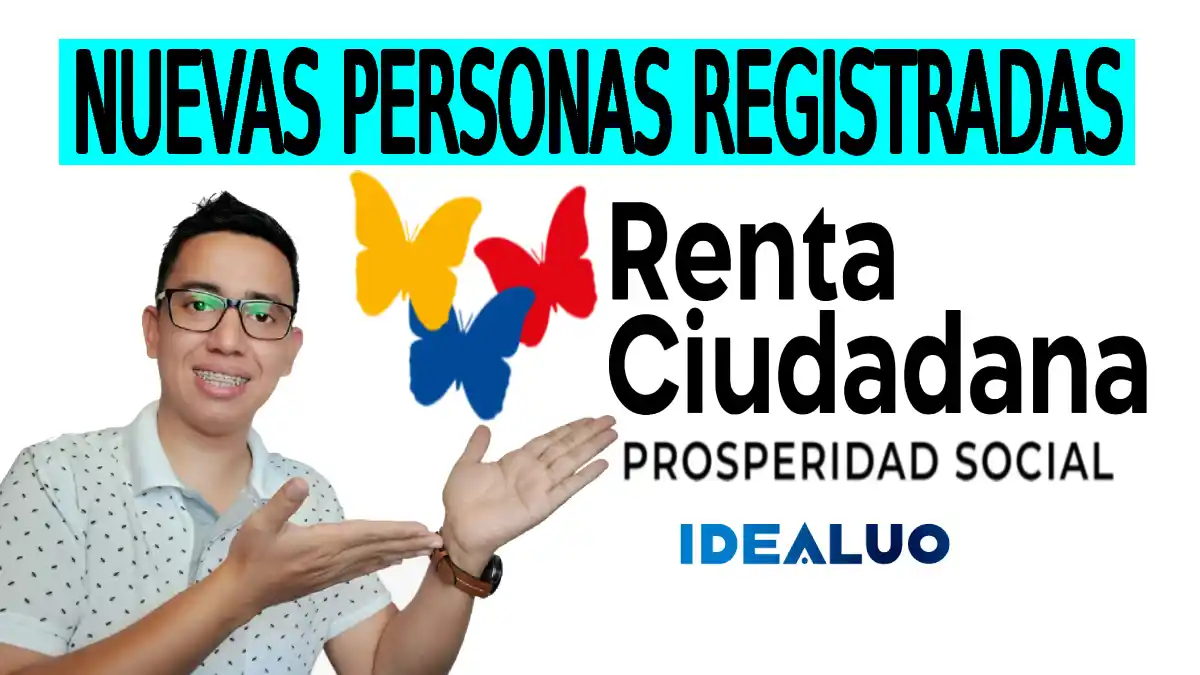 Listado de nuevas personas registradas