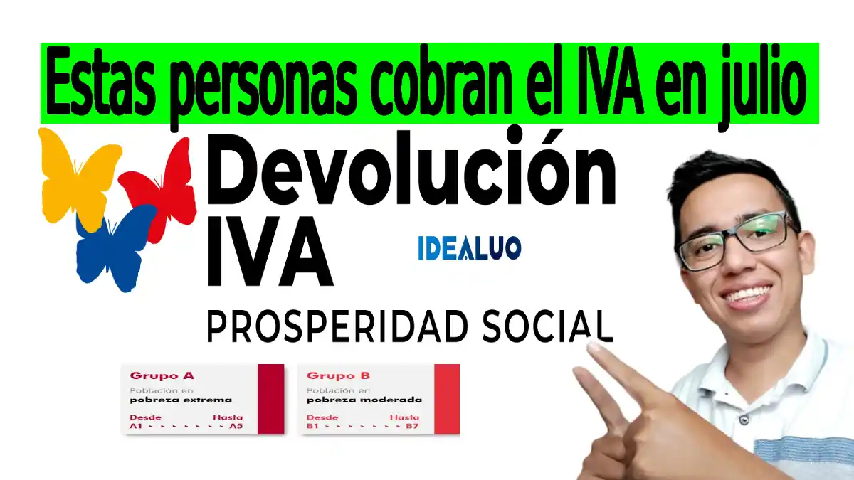 Estas personas cobran el IVA en julio