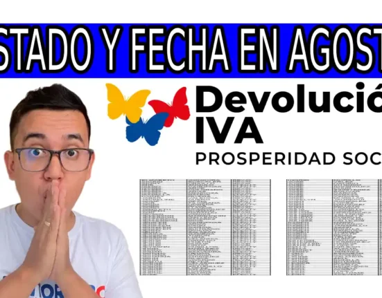 Listado y fecha en agosto