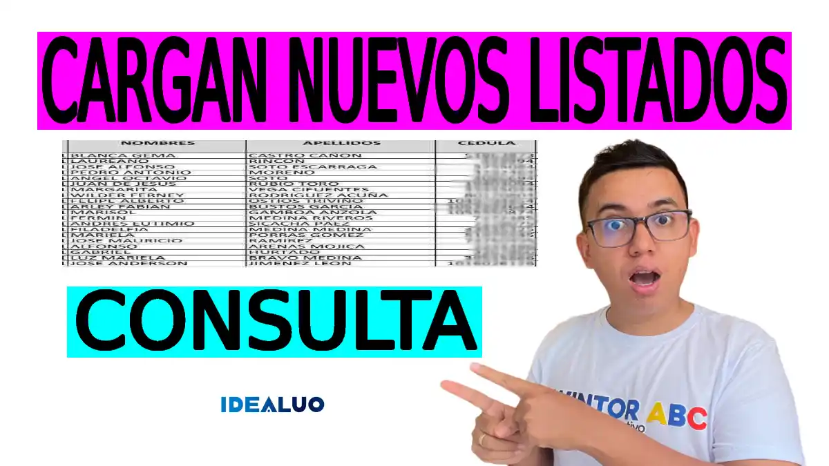 Cargan nuevos listados