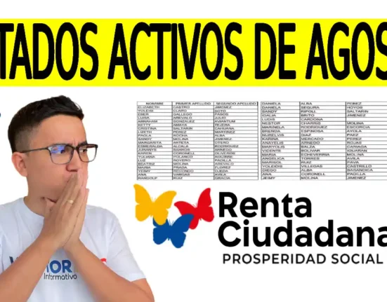Listados activos de agosto