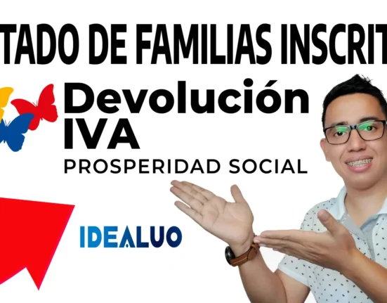 Listado de familias inscritas