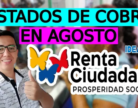 Listados de cobro para agosto
