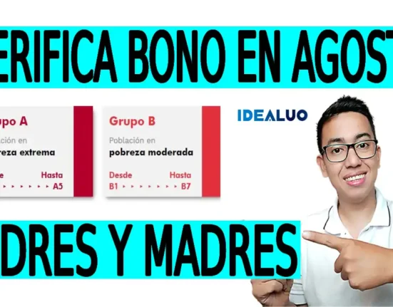 Verifica bono en agosto a madres