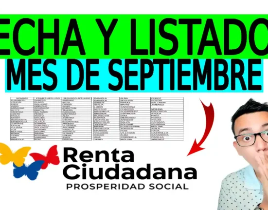 Fecha y listado en septiembre