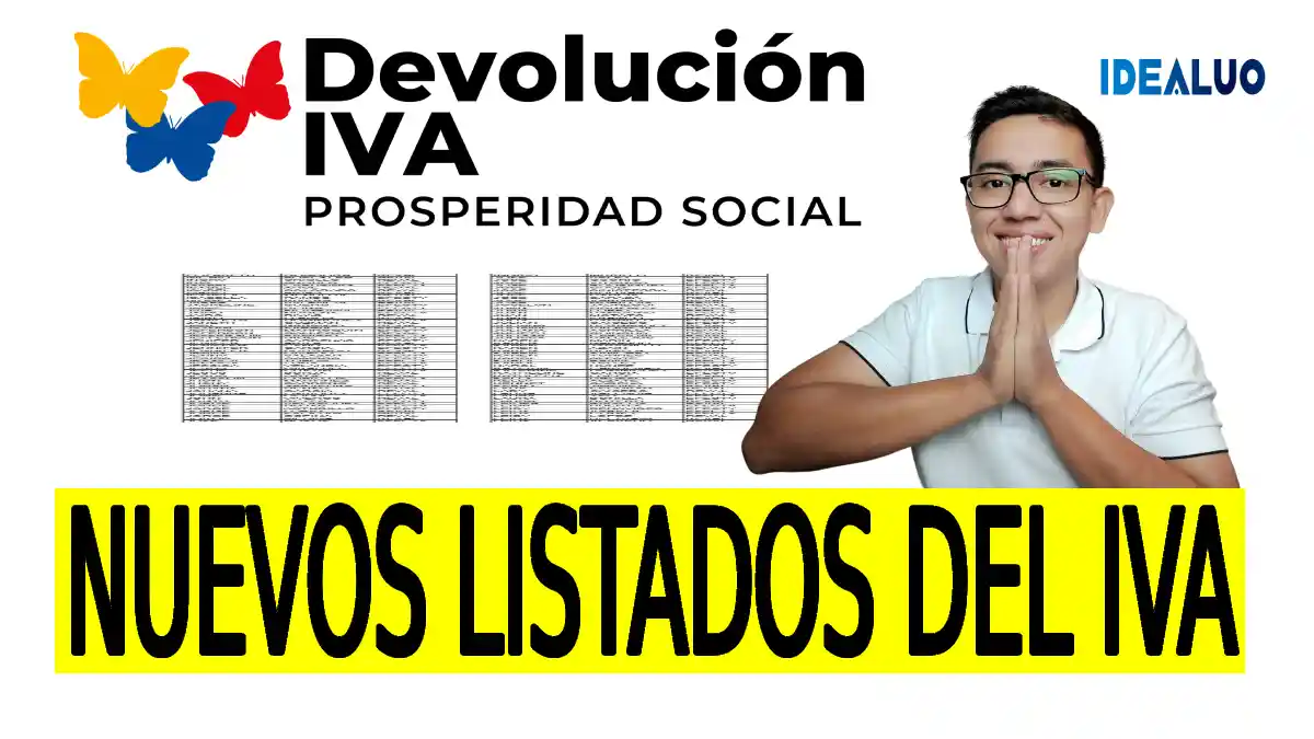 Nuevos listados del IVA en agosto