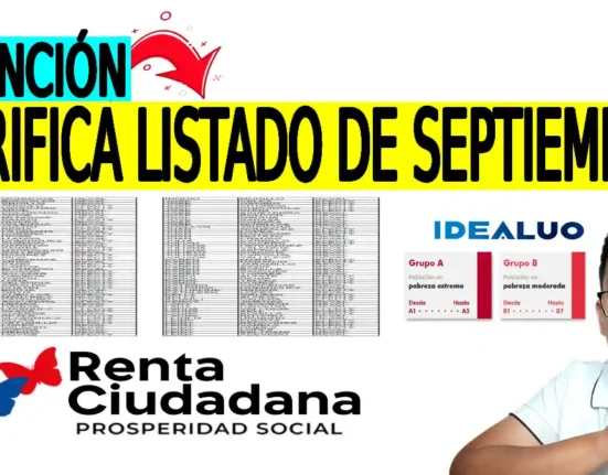 Verifica listado de septiembre