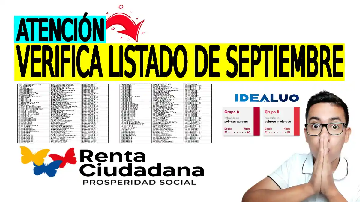 Verifica listado de septiembre