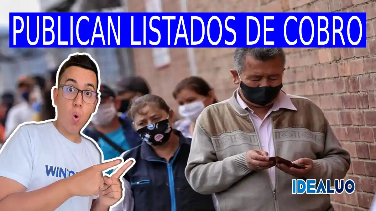 Publican listados para cobro
