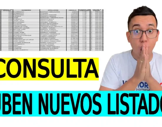 Suben nuevo listado del bono