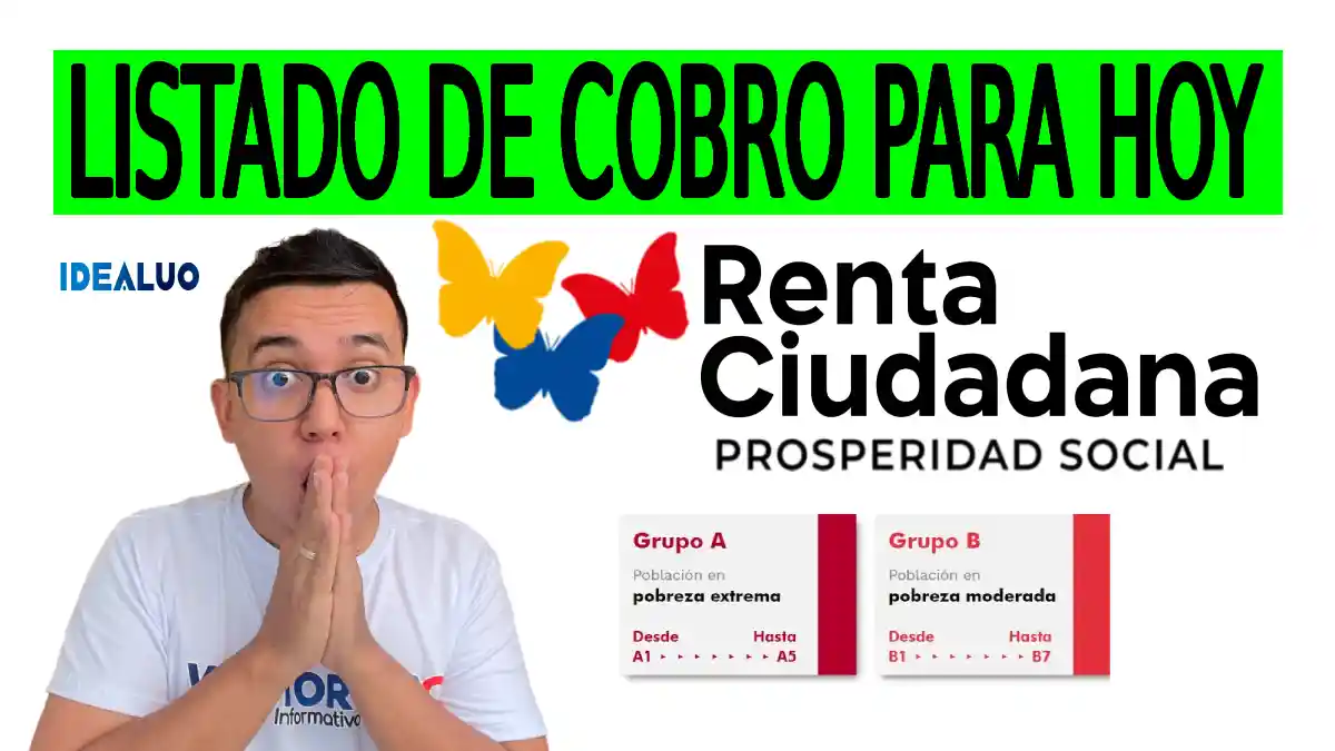 Listado de cobro para hoy