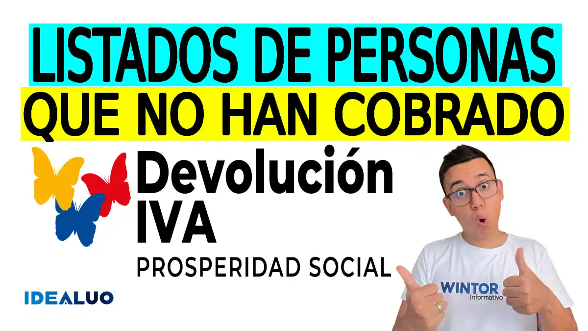 Listados de personas que faltan por cobrar