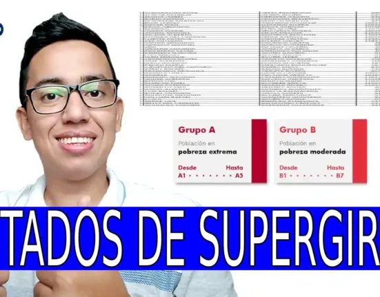 Listados de supergiros