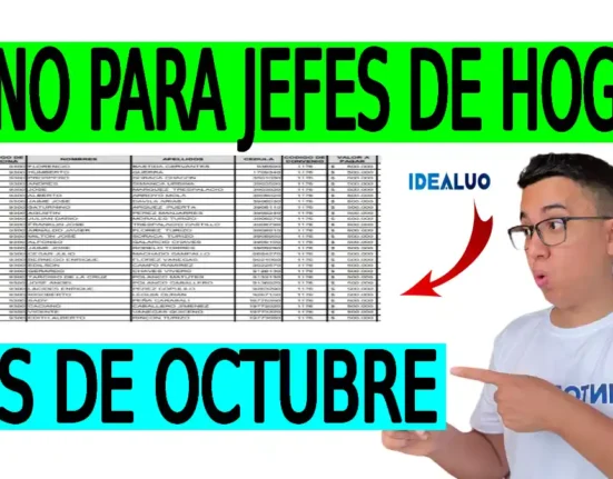 bono para jefe de hogar en octubre
