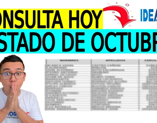 Consulta hoy el listado de octubre