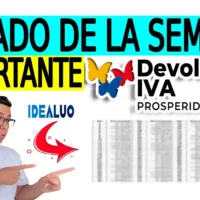listado de la semana de octubre.