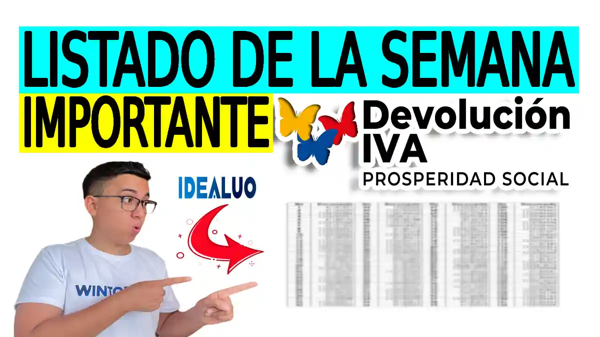listado de la semana de octubre.