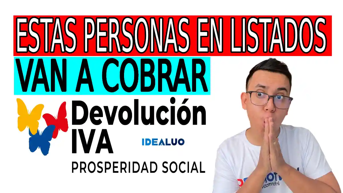 Estas personas en listados van a cobrar