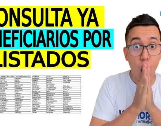 Estos son los beneficiarios en listados