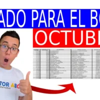 Listado para bono de octubre.