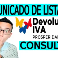 Comunicado de listado para la devolución IVA