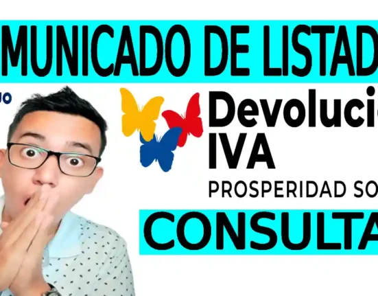 Comunicado de listado para la devolución IVA, consulta focalizaciones 5 ciclo. 6 Comunicado de listado para la devolución IVA