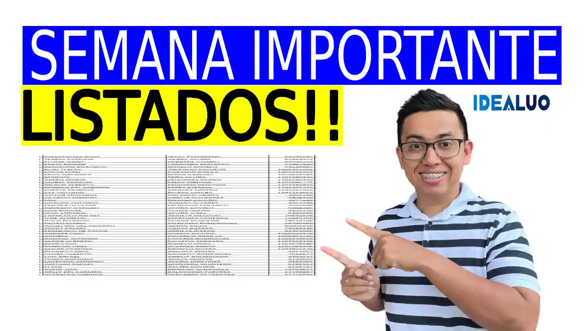 Verifica esta semana listados de la renta ciudadana para 5 ciclo. 1 Verifica esta semana listados