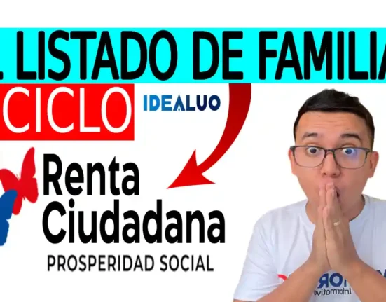 Listado de familias 5 ciclo