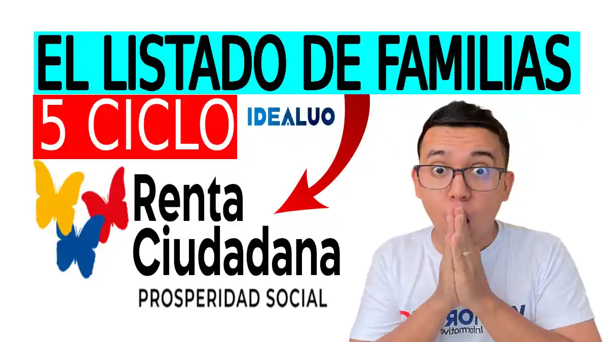 Listado de familias 5 ciclo noviembre: subsidio renta ciudadana. 1 Listado de familias 5 ciclo