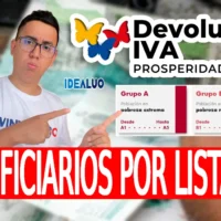 Beneficiarios por listado en octubre