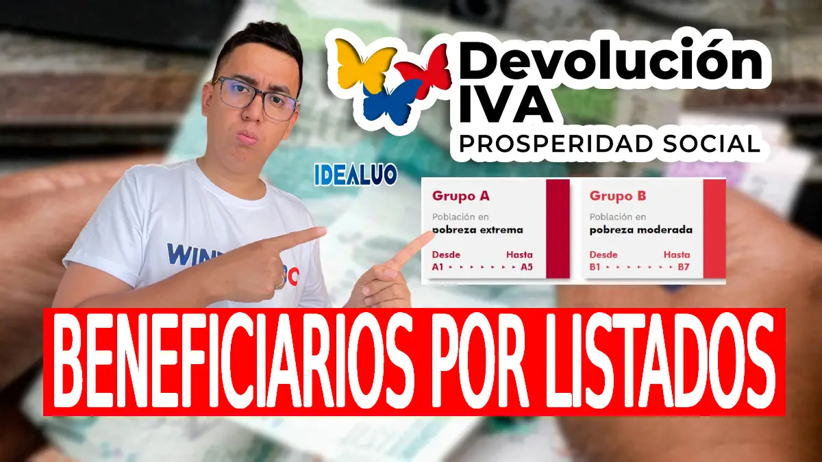 Beneficiarios por listado en octubre