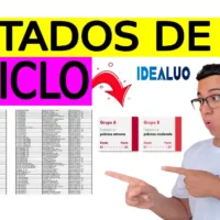 Listados de CC para bono 5 ciclo