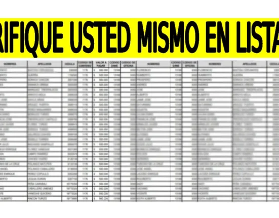 Verifique usted mismo en listado
