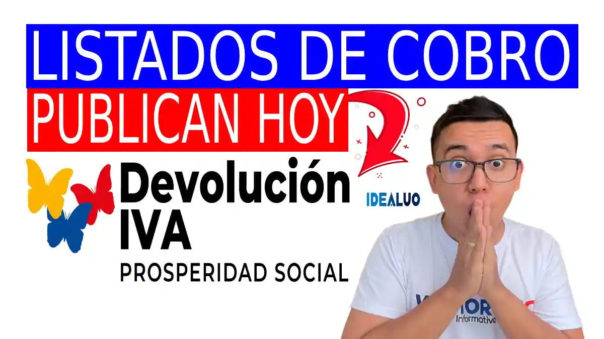 Publican listado de cobro en noviembre para la devolución del IVA 5 ciclo. 1 Listado de cobro en noviembreV