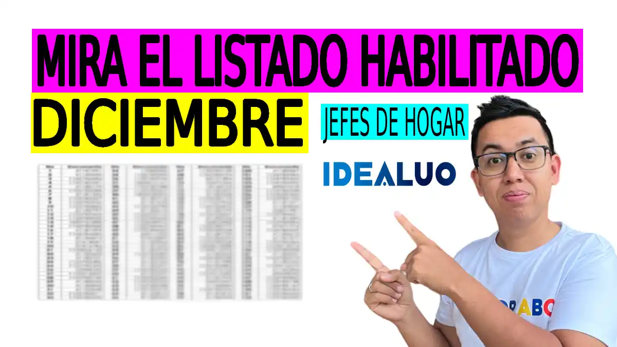 Mira el listado de jefes de hogar