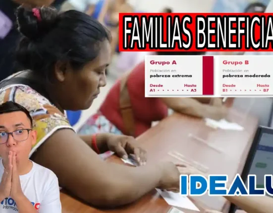 Familias beneficiarias en diciembre