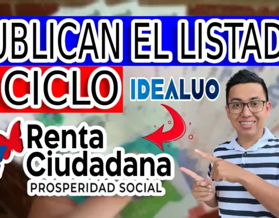 Listado del sexto ciclo