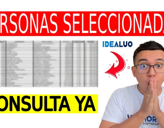 Personas seleccionadas 2026