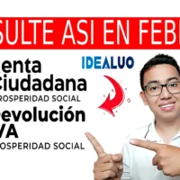Consulte así en febrero