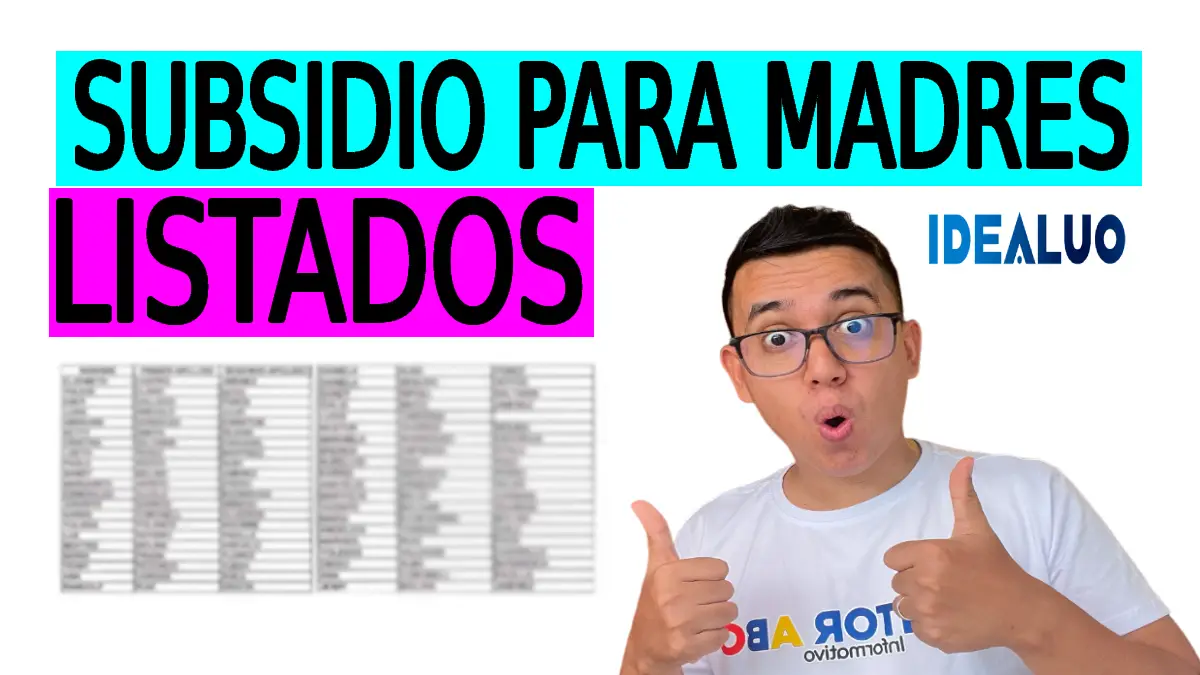 Subsidio de madres 2026