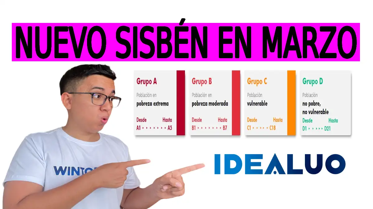 Nuevo Sisbén en marzo, verifica tu puntaje 2026. 1 Nuevo Sisbén en marzo