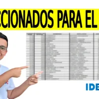 seleccionados para cobro del bono