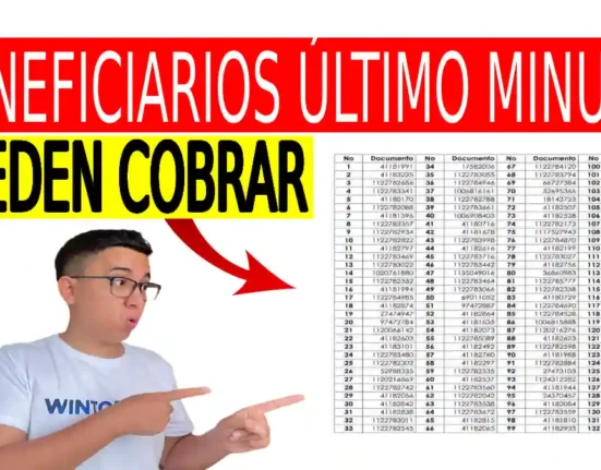 Beneficiarios último minuto en abril